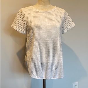Michael Kors eyelet top medium